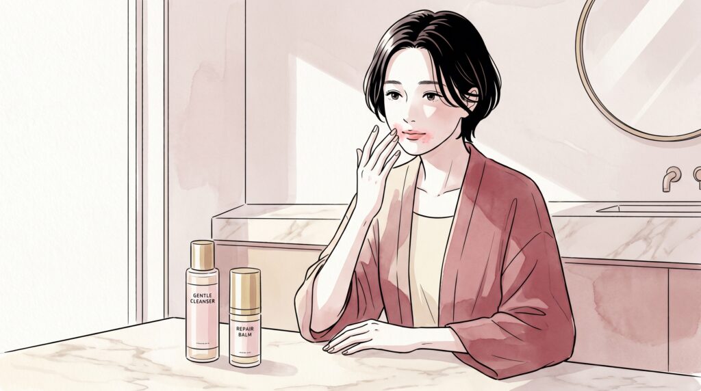 口周りの肌荒れ原因と治し方2026年版｜繰り返す赤みを改善する7つのケア習慣