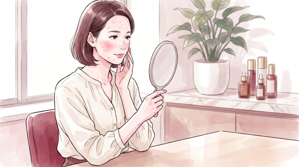 肌荒れの原因と種類2026年完全版｜ニキビ・乾燥・赤みを今日から改善する7つのケア