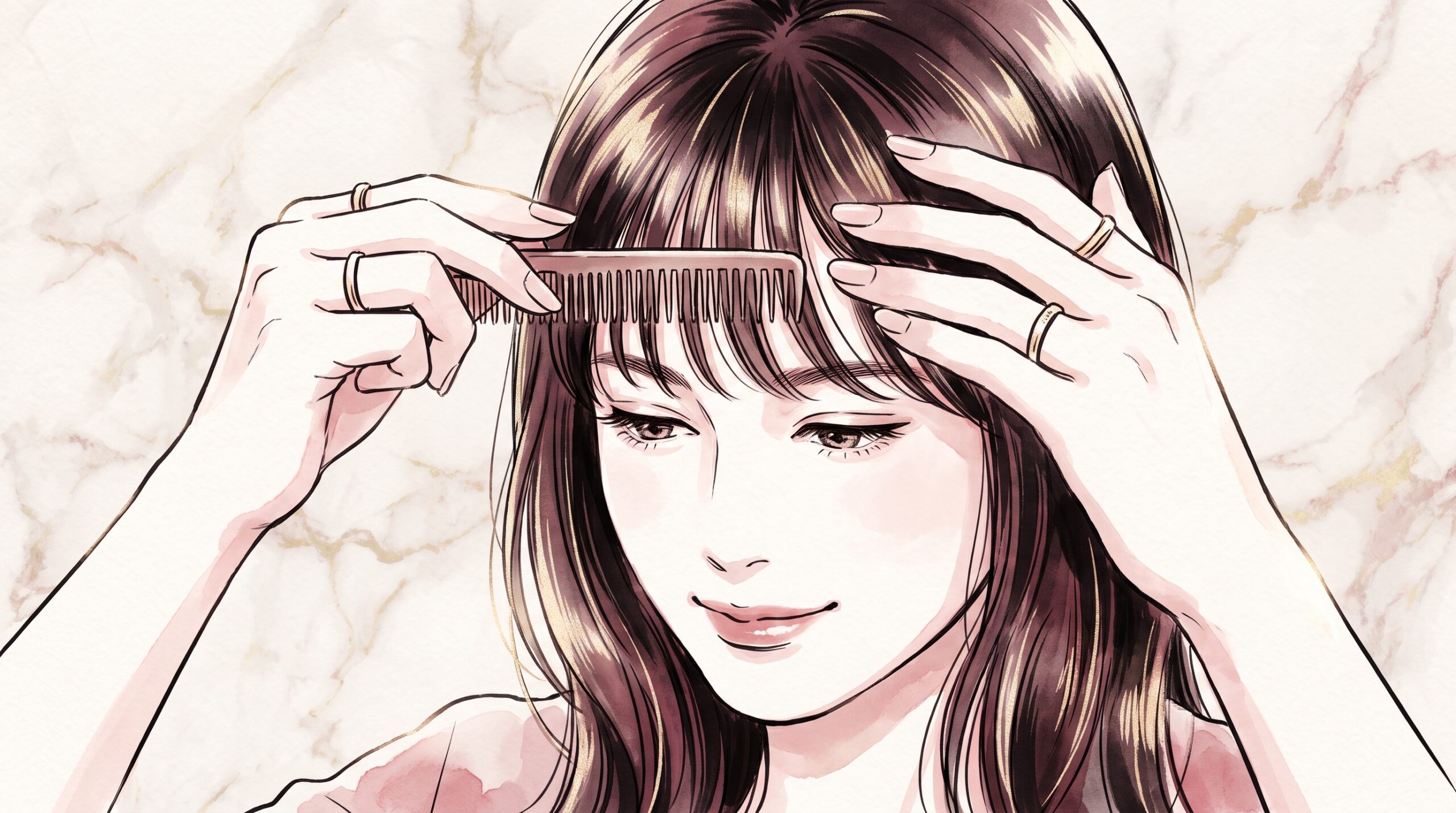 前髪はげの原因と対策2026年版|男女別に薄毛をカバーするヘアケア&スタイリング術7選